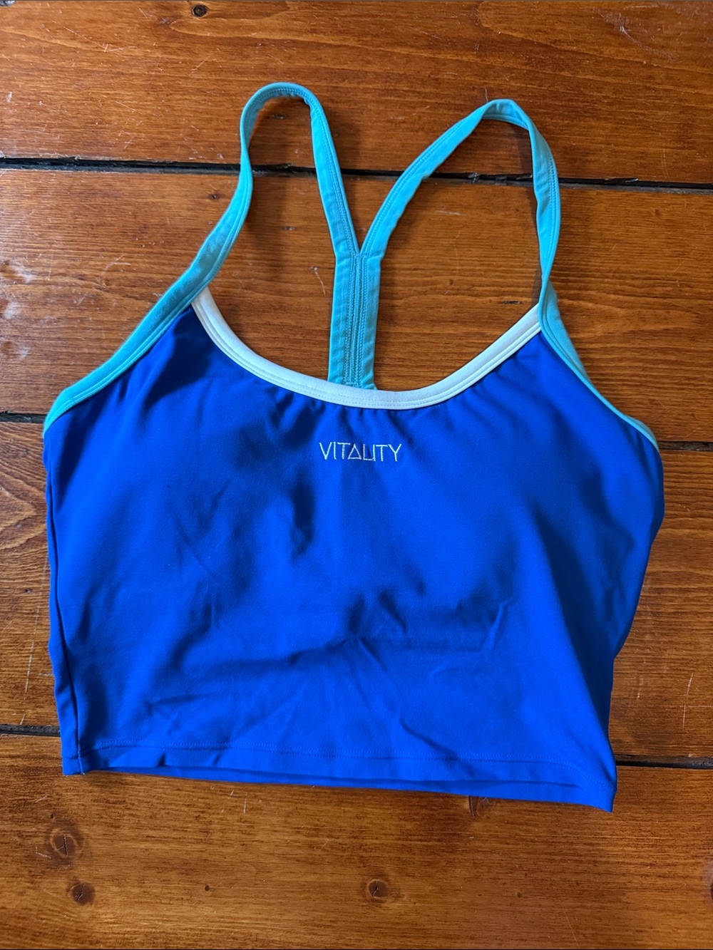 Vitality Blue Athletic Running Shorts & Tank Set for Women - Picture 5 of 7